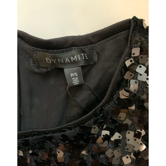 LAST CHANCE - Dynamite Sequence Crop Top - Picture 6 of 12